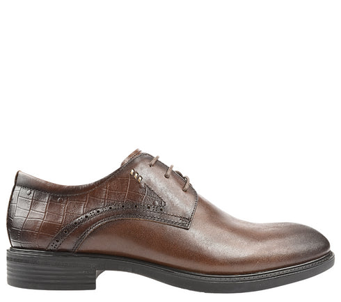 Pantofi eleganti, barbati, MELS, 1352 maro, piele naturala