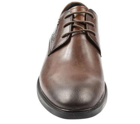 Pantofi eleganti, barbati, MELS, 1352 maro, piele naturala