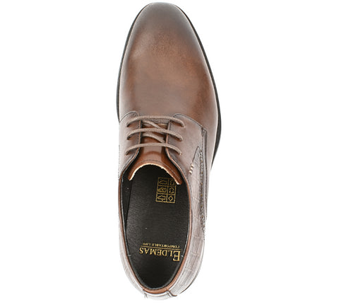 Pantofi eleganti, barbati, MELS, 1352 maro, piele naturala