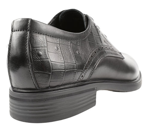 Pantofi eleganti, barbati, MELS, 1352 negru, piele naturala