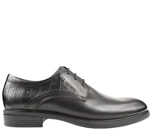 Pantofi eleganti, barbati, MELS, 1352 negru, piele naturala