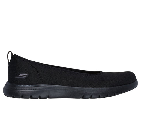 Pantofi sport, dama, SKECHERS ON-THE-GO-FLEX-SIENA 138360-BBK negru, textil