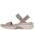 Sandale sport, dama, SKECHERS GO WALK ARCH FIT 2.0 140874-TPE bej, textil
