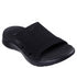 Papuci sport, dama, SKECHERS GO WALK FLEX SANDAL-ELATION 141425-BBK negru, textil
