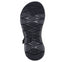 Sandale sport, dama, SKECHERS GO WALK FLEX SANDAL-SUNSHINE 141450-BBK negru, textil