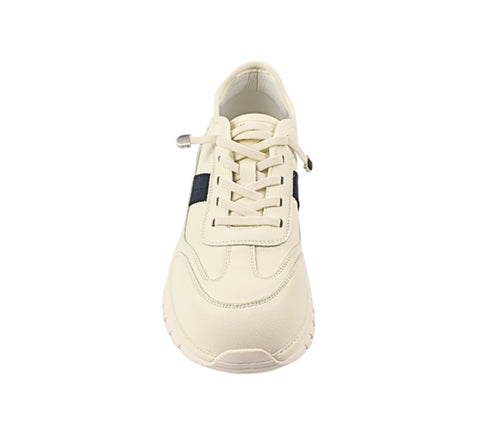 Pantofi sport, dama, ADA SHOES, KM5503 alb-albastru, piele naturala