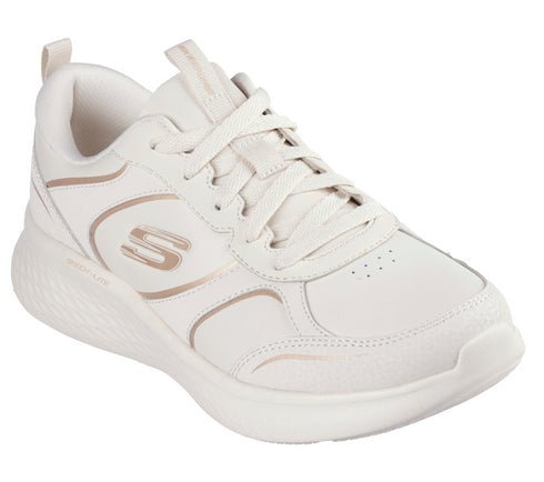 Pantofi sport, dama, SKECHERS SKECH-LITE PRO-SLEEK CITIZEN 150049-NTGD crem, piele ecologica