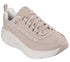 Pantofi sport, dama, SKECHERS D'LUX WALKER GOLDEN STEP 150106-TAUPE bej, piele ecologica