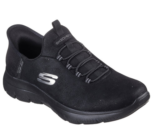 Pantofi sport, dama, SKECHERS SUMMITS-UNKNOWN TRAIL 150254-BBK negru, textil