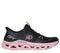 Pantofi sport, dama, SKECHERS SLIP-INS FAST LANE 150513-BKMV negru, textil