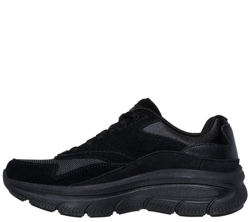 Pantofi sport, dama, SKECHERS MODERN D'LUX-FREE MIND 158590-BBK negru, textil