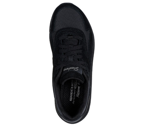 Pantofi sport, dama, SKECHERS MODERN D'LUX-FREE MIND 158590-BBK negru, textil