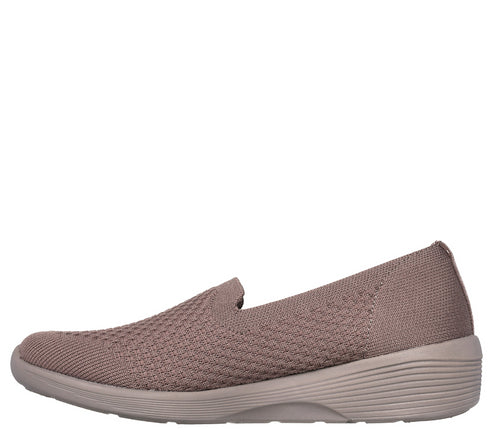 Pantofi sport, dama, SKECHERS ARYA-CLEAR SKIES 158761-DKTP bej, textil