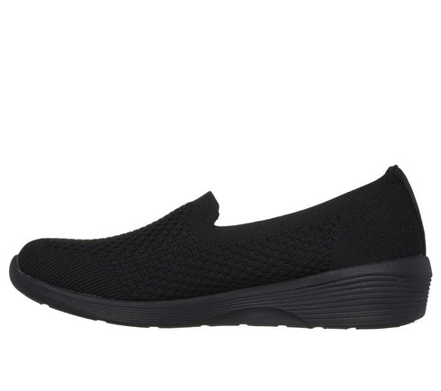 Pantofi sport, dama, SKECHERS ARYA-CLEAR SKIES 158761-BBK negru, textil