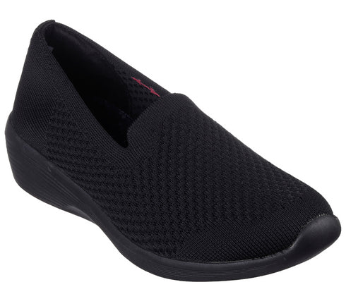 Pantofi sport, dama, SKECHERS ARYA-CLEAR SKIES 158761-BBK negru, textil