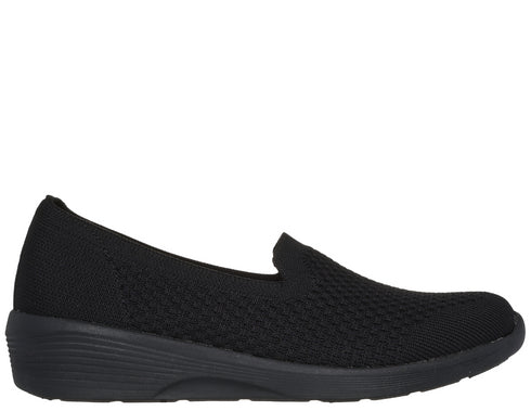 Pantofi sport, dama, SKECHERS ARYA-CLEAR SKIES 158761-BBK negru, textil