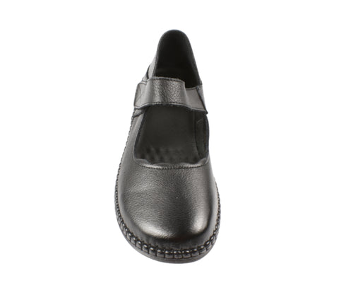 Pantofi casual, dama, ADA SHOES, 9683 negru, piele naturala