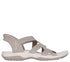 Sandale sport, dama, SKECHERS REGGAE SLIP-STRETCH FLEX 163460-TPE bej, textil