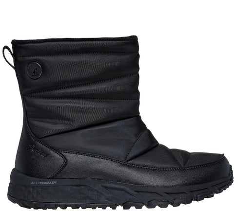 Ghete sport, dama, SKECHERS WATER REPELLENT ESCAPE PLAN-FROSTY TRAIL 167884-BBK negru, sintetic