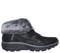 Ghete sport, dama, SKECHERS EASY GOING-CHILLY STANDARDS SLIP-INS 168027-BLK, piele ecologica