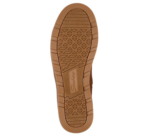 Ghete sport, dama, SKECHERS PARK CITY 168087-CSNT maro, piele ecologica