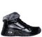 Ghete sport, femei, SKECHERS UNO RUGGED-FIESTY WINTER 168126-BBK negru, piele lacuita