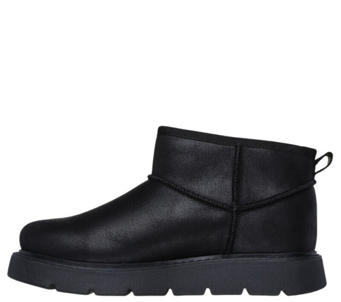 Ghete sport, dama, SKECHERS KEEPSAKES LITE-SNOW BIRD 169018-BBK negru, piele ecologica