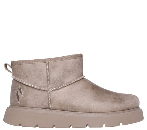 Ghete sport, dama, SKECHERS KEEPSAKES LITE-SNOW BIRD 169018-TPE bej, piele ecologica