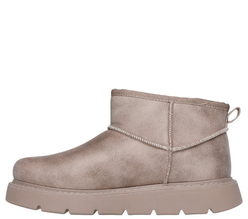 Ghete sport, dama, SKECHERS KEEPSAKES LITE-SNOW BIRD 169018-TPE bej, piele ecologica