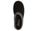 Papuci sport, dama, SKECHERS KEEP COZY - COZY CAS 169144-BBK negru, piele intoarsa