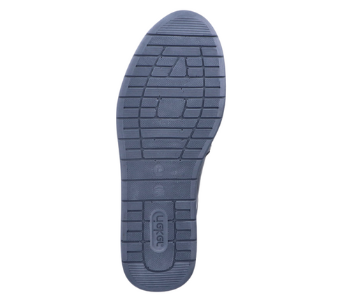 Pantofi casual, barbati, RIEKER, 11962-14, bleumarin, piele naturala