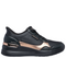 Pantofi sport, dama, SKECHERS SLIP-INS BILLION 2 - TOP-TIER HANDS FREE 177343-BBK negru, piele ecologica