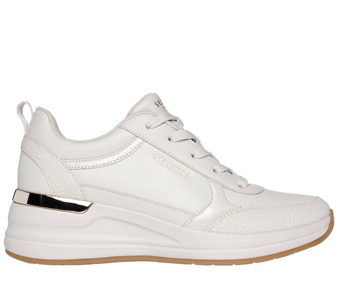 Pantofi sport, dama, SKECHERS BILLION-FINE SHINE 177345-OFWT bej, piele ecologica