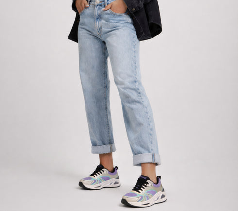 Pantofi sport, dama, SKECHERS UNO EGO ILLLUSTRIS AIR 177474-GDLV Mov, piele ecologica si textil