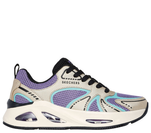 Pantofi sport, dama, SKECHERS UNO EGO ILLLUSTRIS AIR 177474-GDLV Mov, piele ecologica si textil