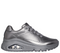 Pantofi sport, dama, SKECHERS UNO ICON - LUSTROUS AIR 177768-PEW argintiu, piele ecologica