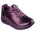 Pantofi sport, dama, SKECHERS UNO ICON - LUSTROUS AIR 177768-WINE bordo, piele ecologica