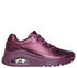 Pantofi sport, dama, SKECHERS UNO ICON - LUSTROUS AIR 177768-WINE bordo, piele ecologica