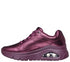 Pantofi sport, dama, SKECHERS UNO ICON - LUSTROUS AIR 177768-WINE bordo, piele ecologica