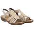 Sandale casual, dama, RIEKER, ANTISTRESS, 608C0-62 bej, piele ecologica
