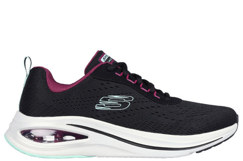Pantofi sport, dama, SKECHERS SKECH AIR META AIRED OUT 150131-BKMT negru, textil