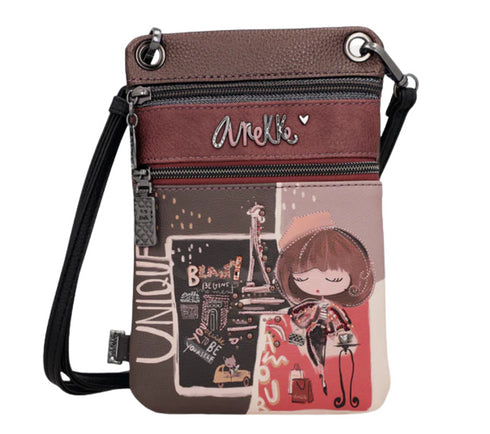 Poseta causal, dama, ANEKKE 41803-905, maro, piele ecologica