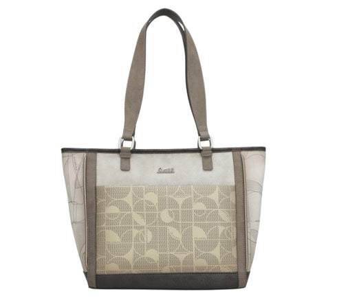 Poseta casual, dama, ANEKKE 42812-047, crem, piele ecologica