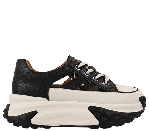 Pantofi sport, dama, ADA SHOES, 9071 negru, piele naturala