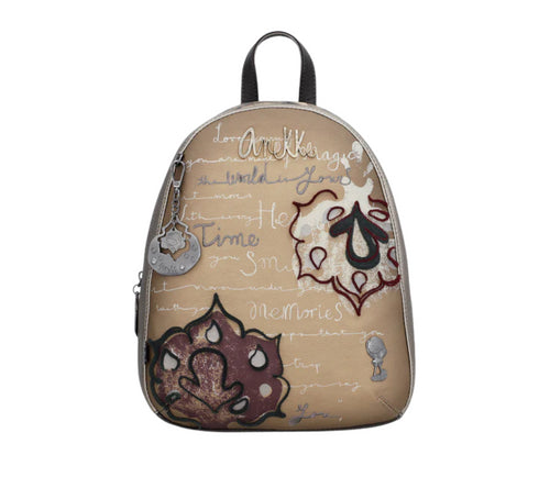 Rucsac sport, dama, ANEKKE 41715-293, maro, piele ecologica