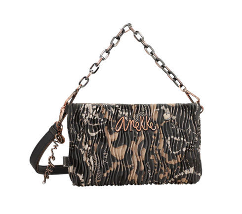 Poseta casual, dama, ANEKKE 41783-295, maro, piele ecologica