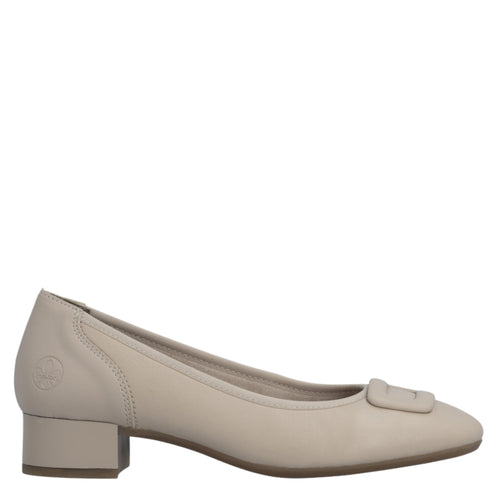 Pantofi eleganti, dama, RIEKER ANTISTRESS, 43453-62 bej, piele naturala