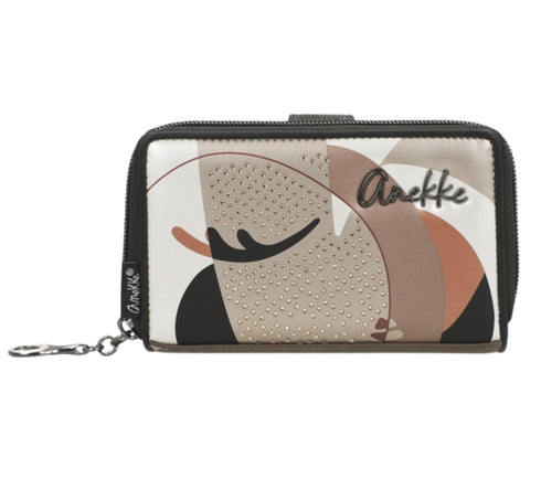 Portofel casual, dama, ANEKKE 42759-909, bej, piele ecologica