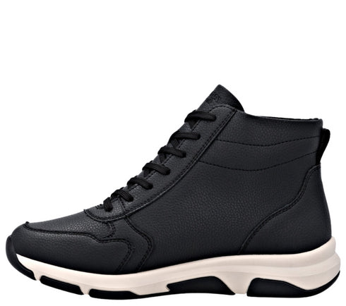 Ghete sport, dama, REMONTE, D1S71-00 negru, piele naturala