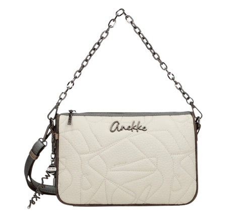 Poseta casual, dama, ANEKKE 42603-588, crem, piele ecologica